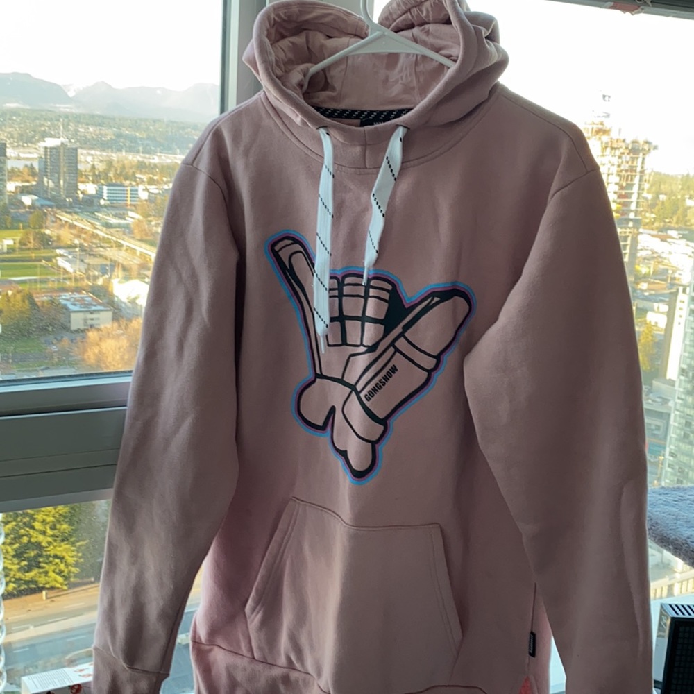 GONGSHOW HOODIE ✌️🌸 Pink - Longer - Thick Heavy Hoodie